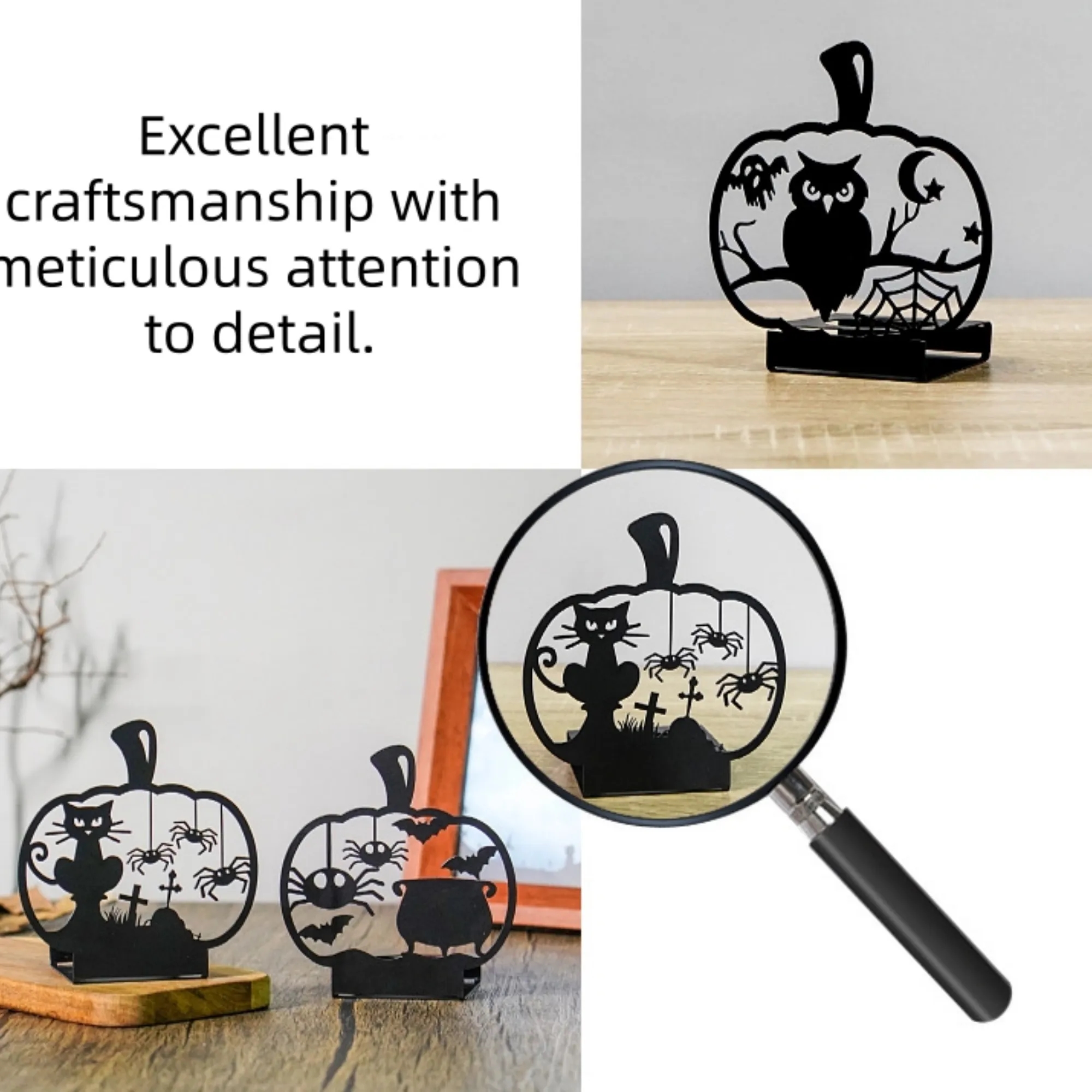 Halloween Candle Holder Cute Style 7