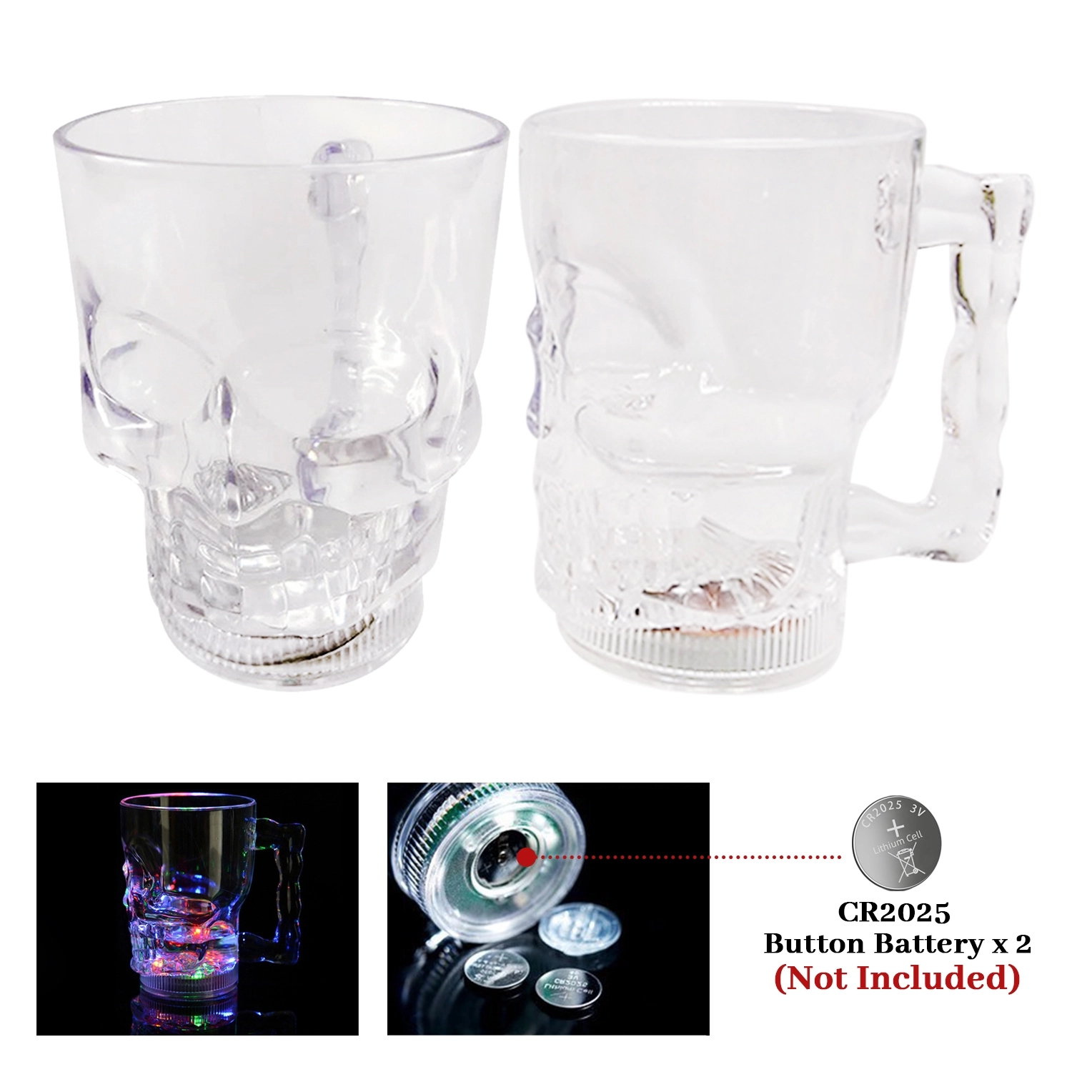 Led Light Up Skull Mug 2