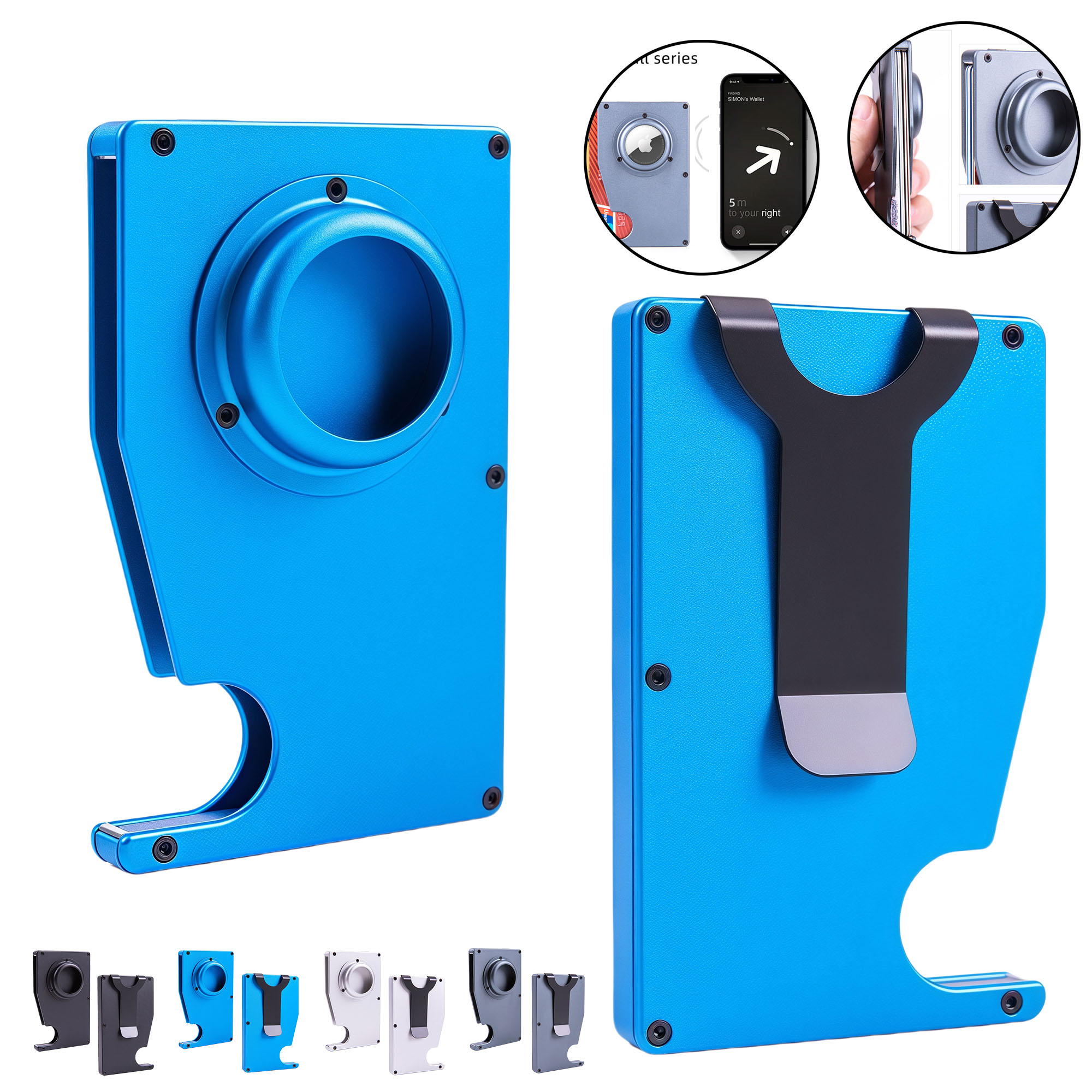 Metal Card Holder for Tracking Device 3
