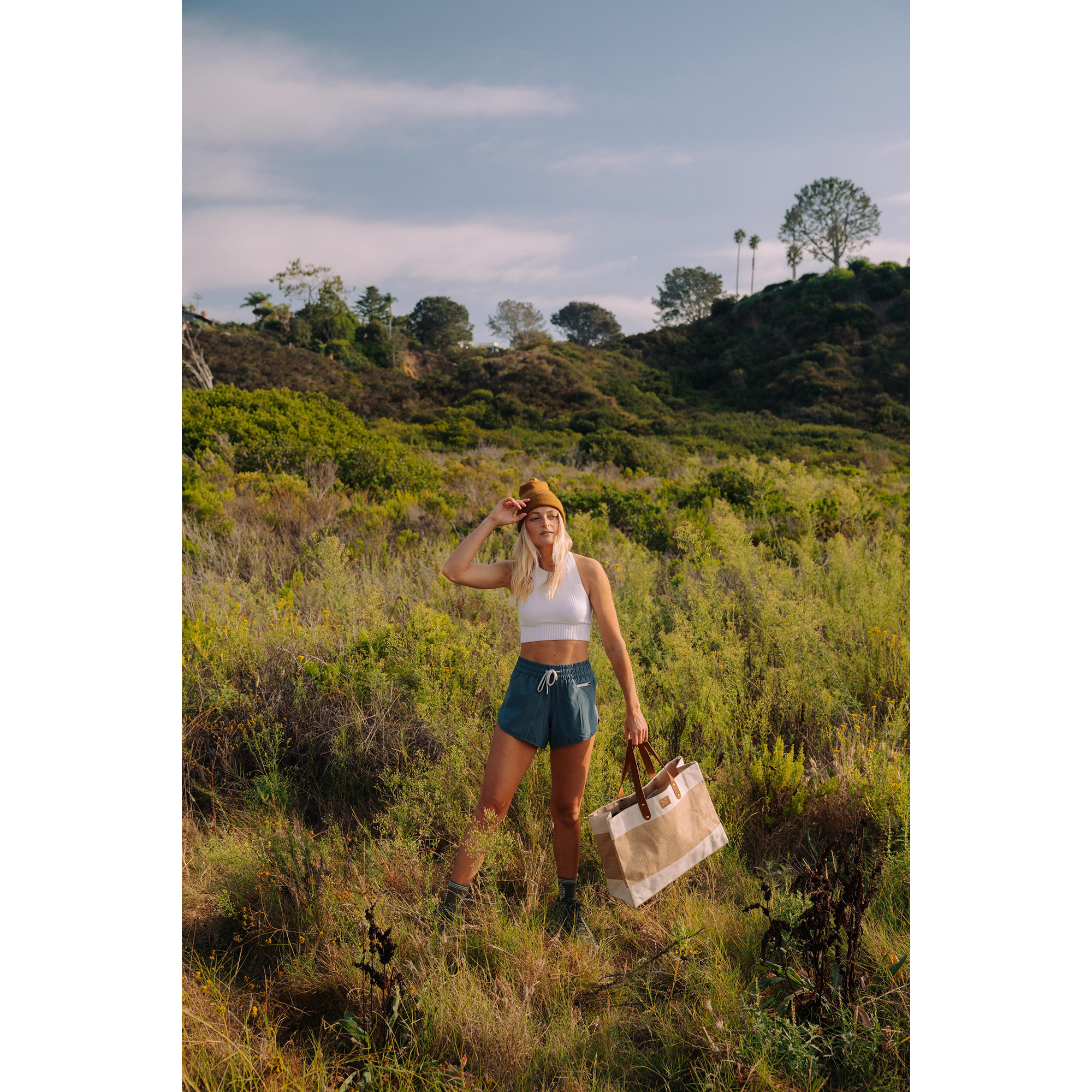 Out of the Woods® Jute Market Tote, custom tote bag with logo imprint 5