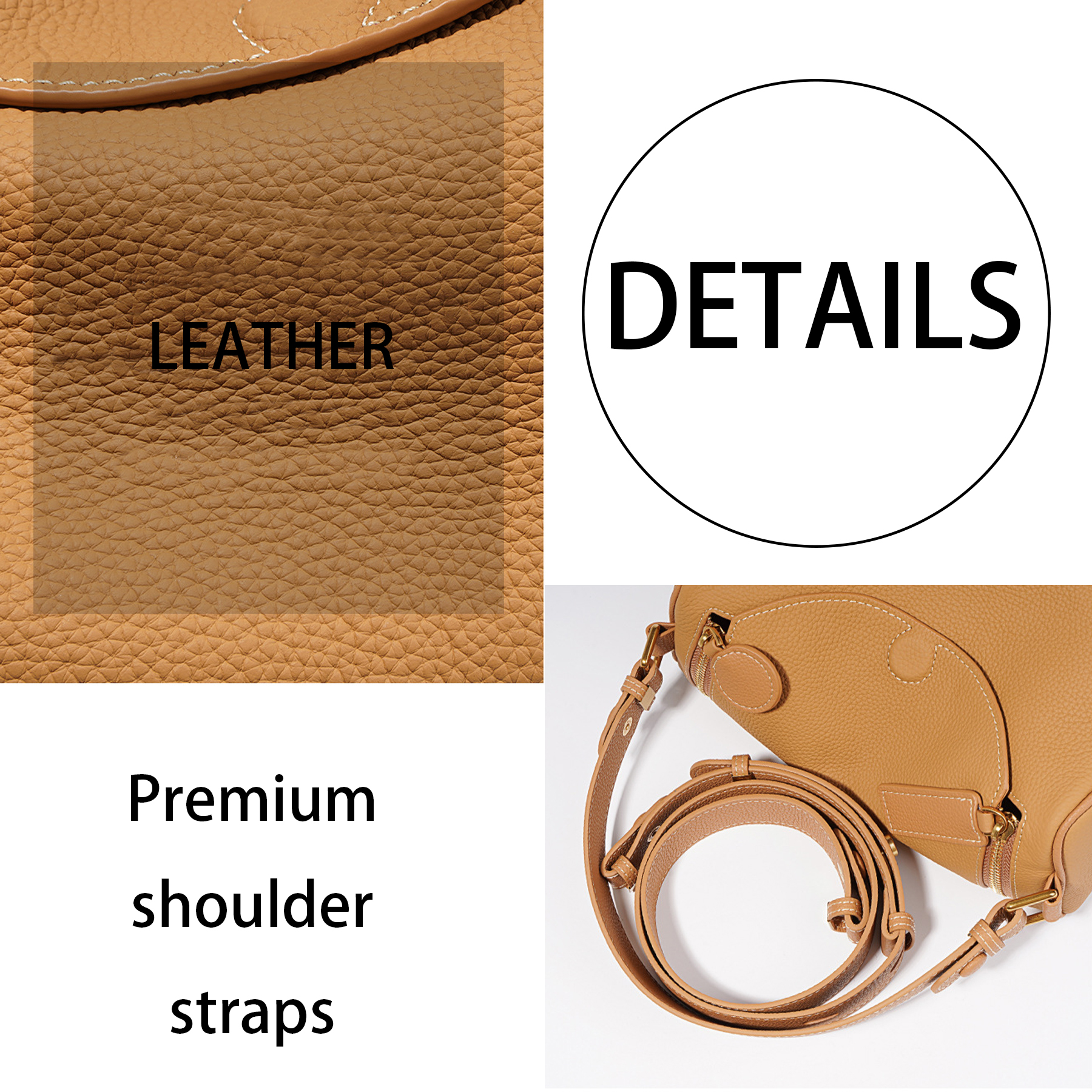 Genuine Leather Simple premium crossbody bag for women 8