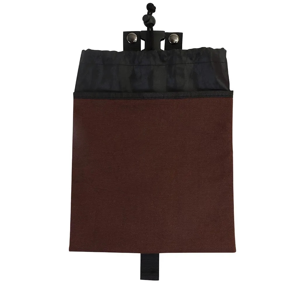 Mushroom Foraging Bag Waxed Canvas Collapsible Camping Pouch 4