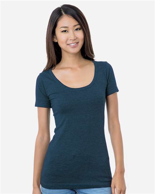 Women's USA-Made Scoop Neck T-Shirt - 3405 8