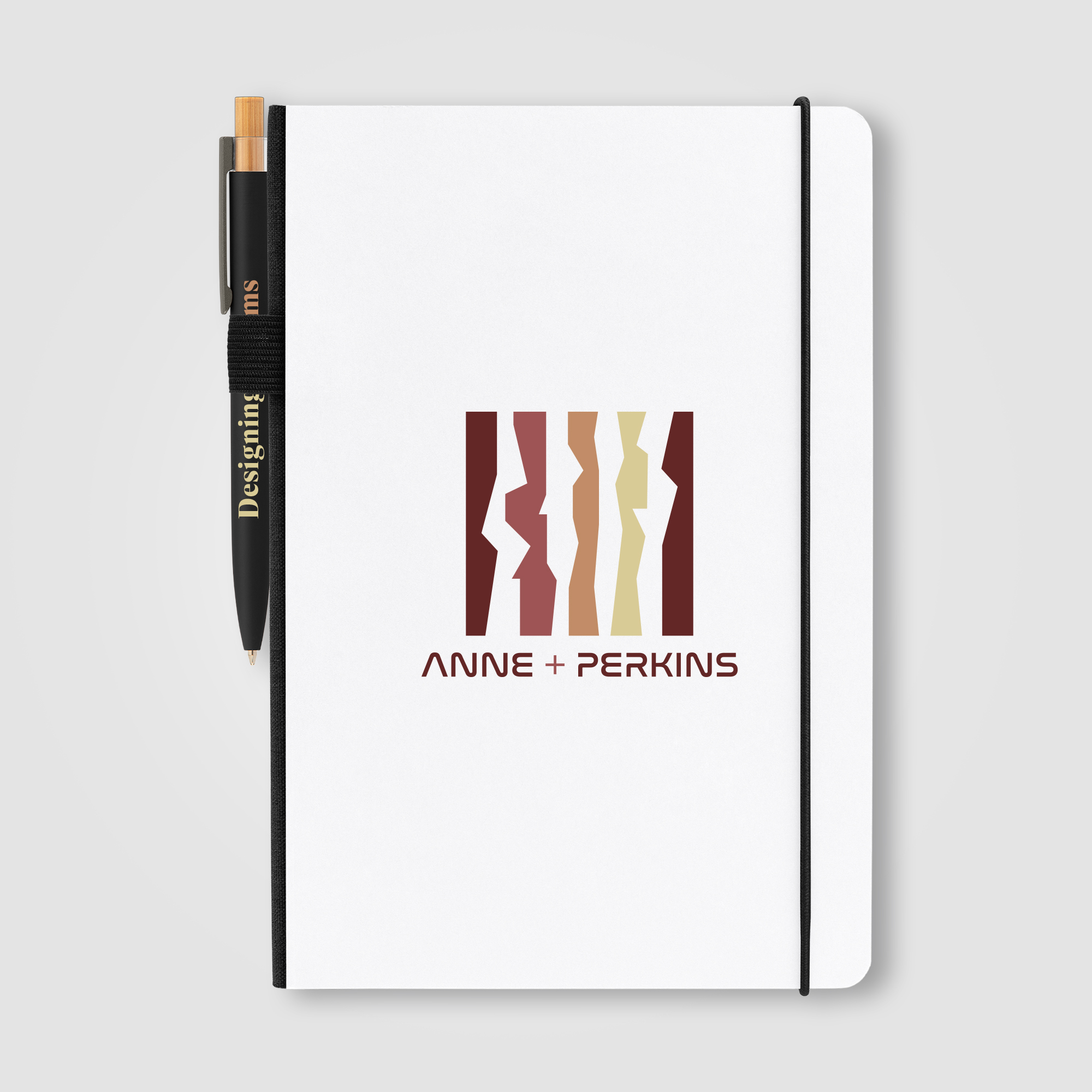 Recycled Kraft Paper Cover Journal & Pen Set - A5 5.9" x 8.3" 18