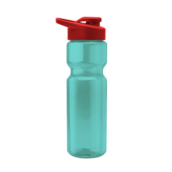 Blazer 28oz Transparent Bike Bottle w/Drink-thru Lid 487