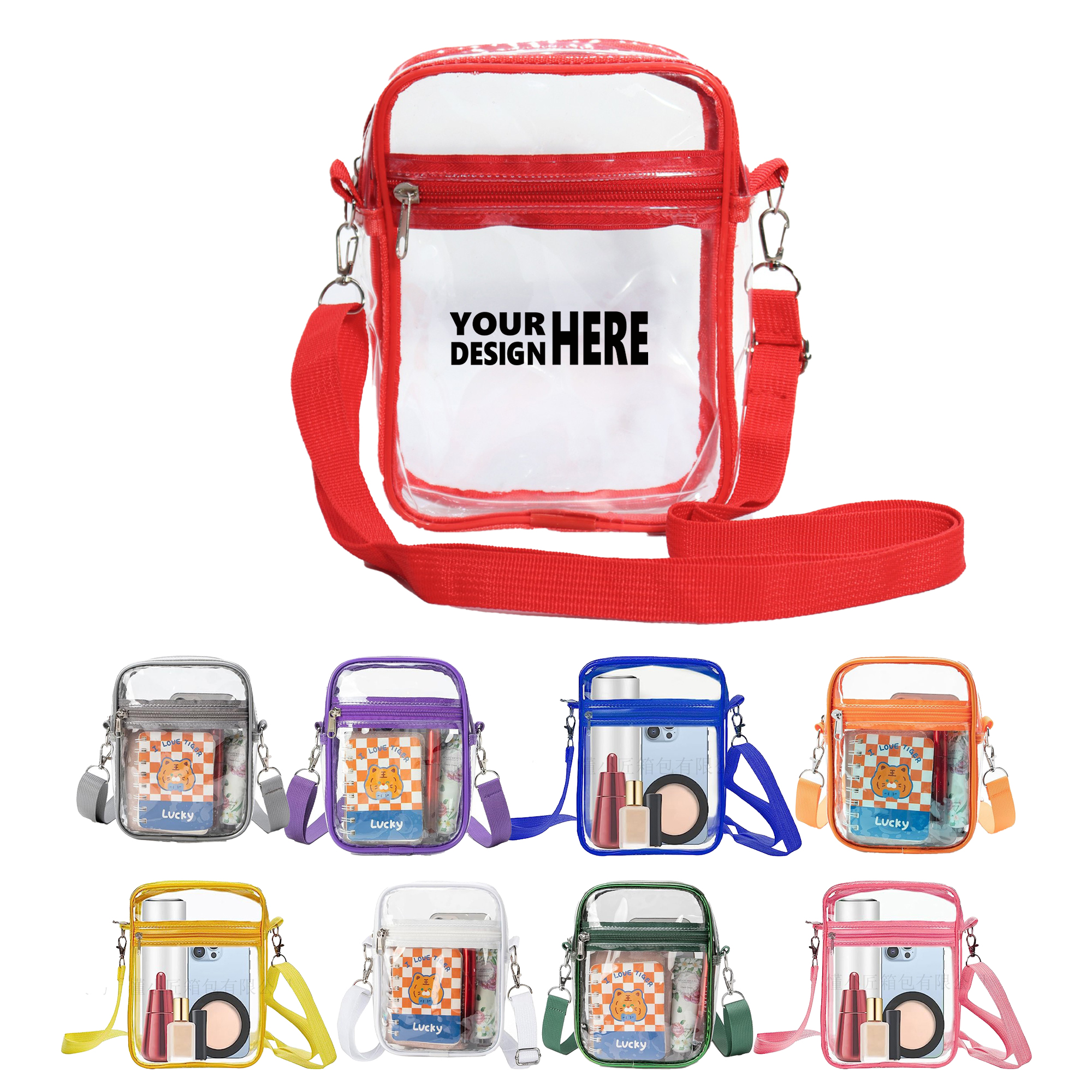 PVC Transparent Crossbody Bag 1