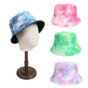 Tie Dyed Cotton Summer Beach Sun Hat 4