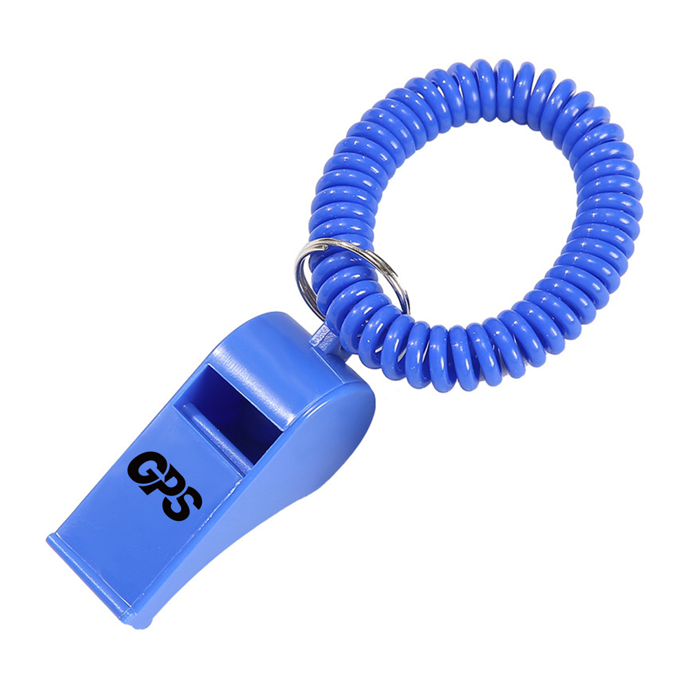 2 1/8 " Colorful Whistle With Spiral Bracelet 5