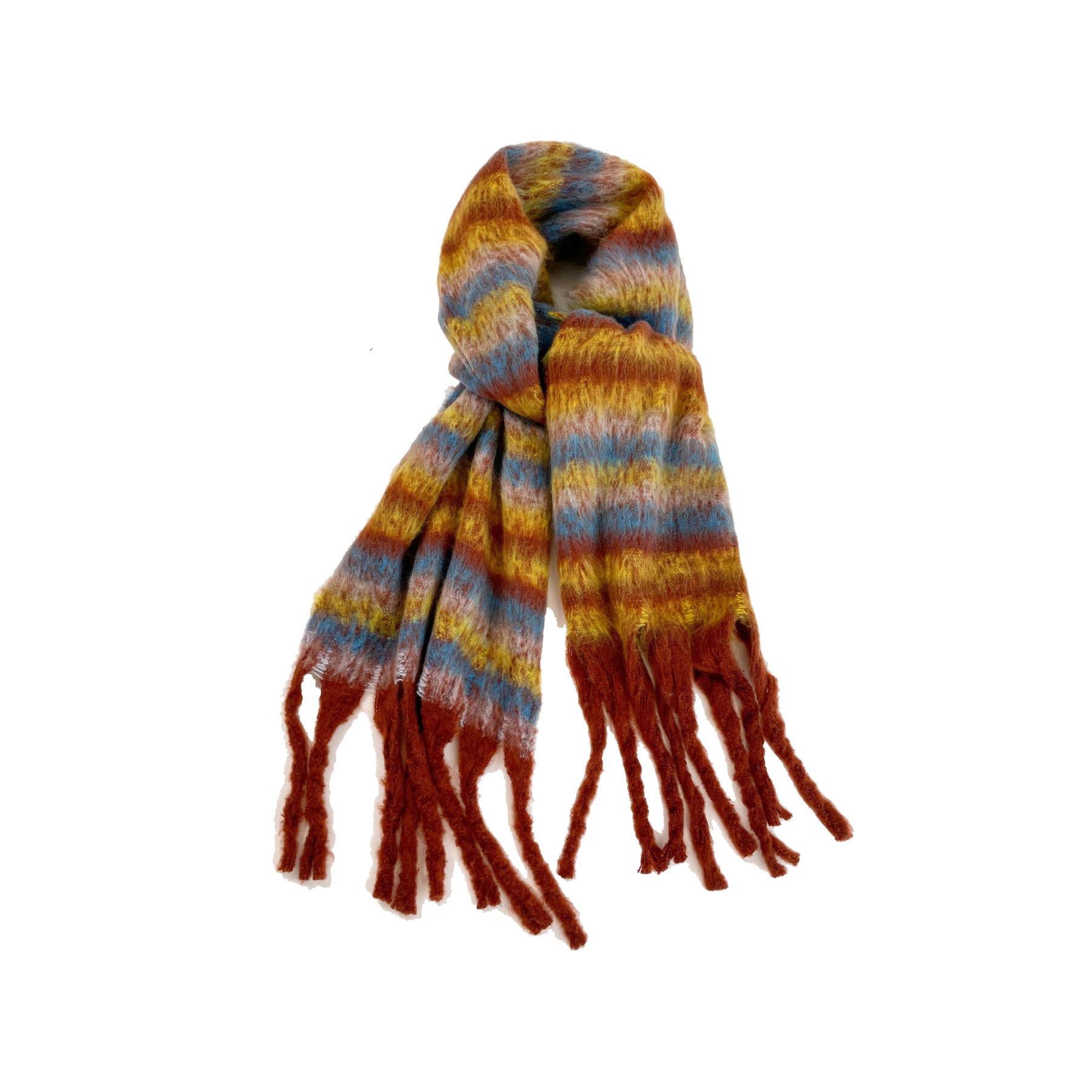 Cashmere Feel Plaid Scarf 6