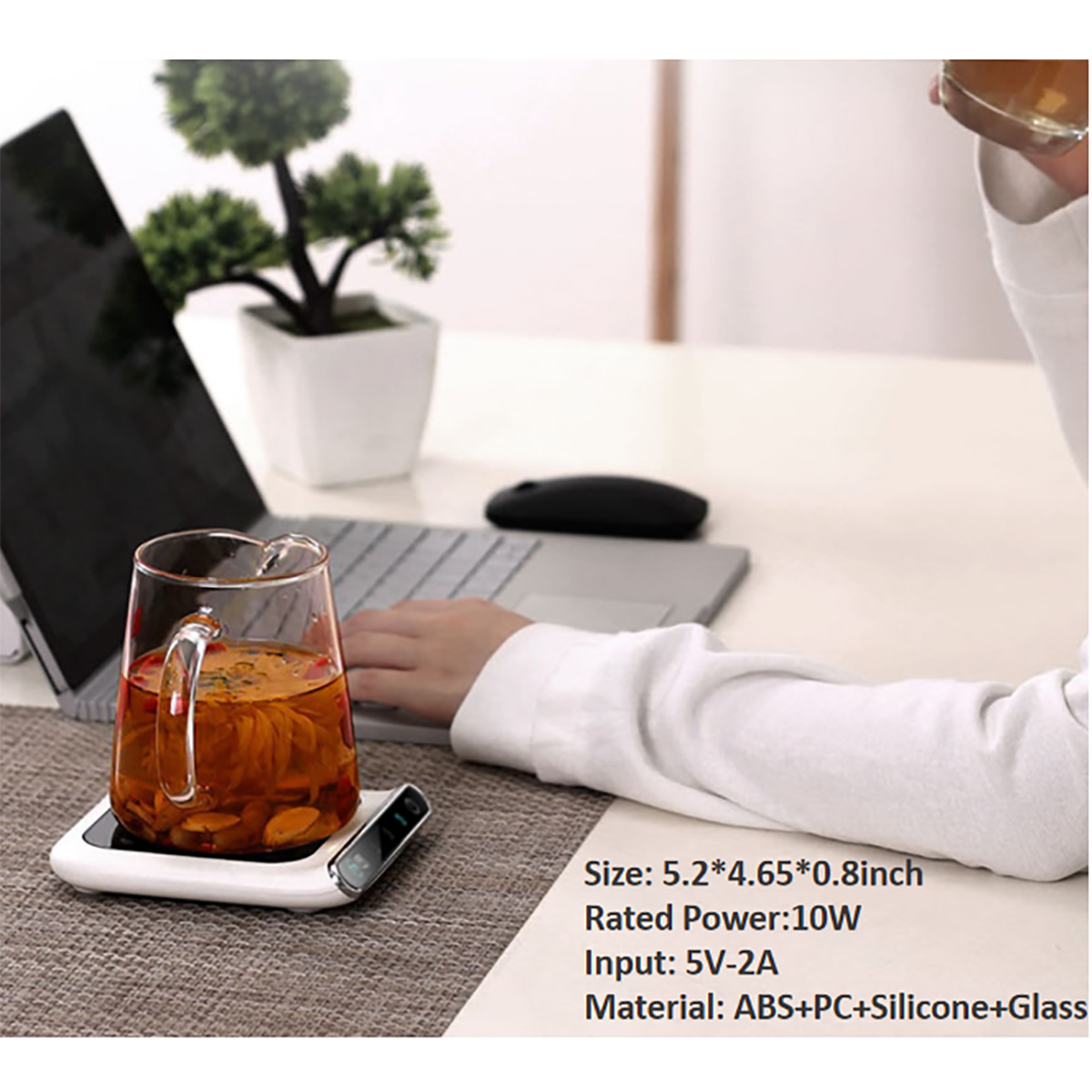 Cup Warmer Mat USB Rechargeable 3
