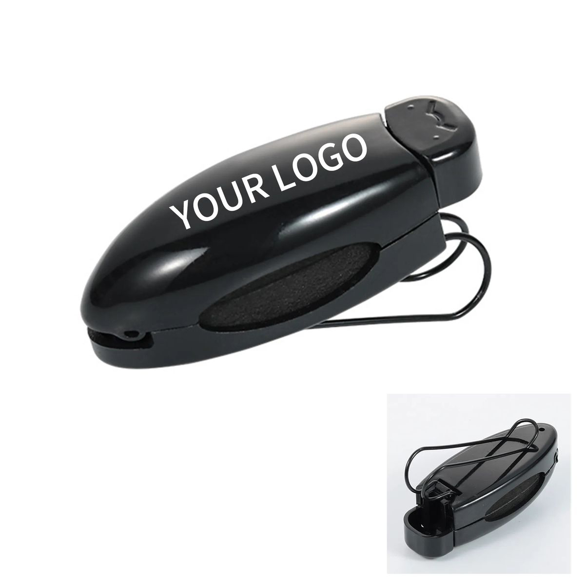 Polypropylene Sunglasses Clip for Car Visor 1
