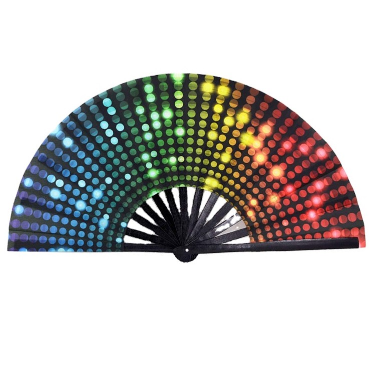 Plastic Ribs Fabric Fan 7