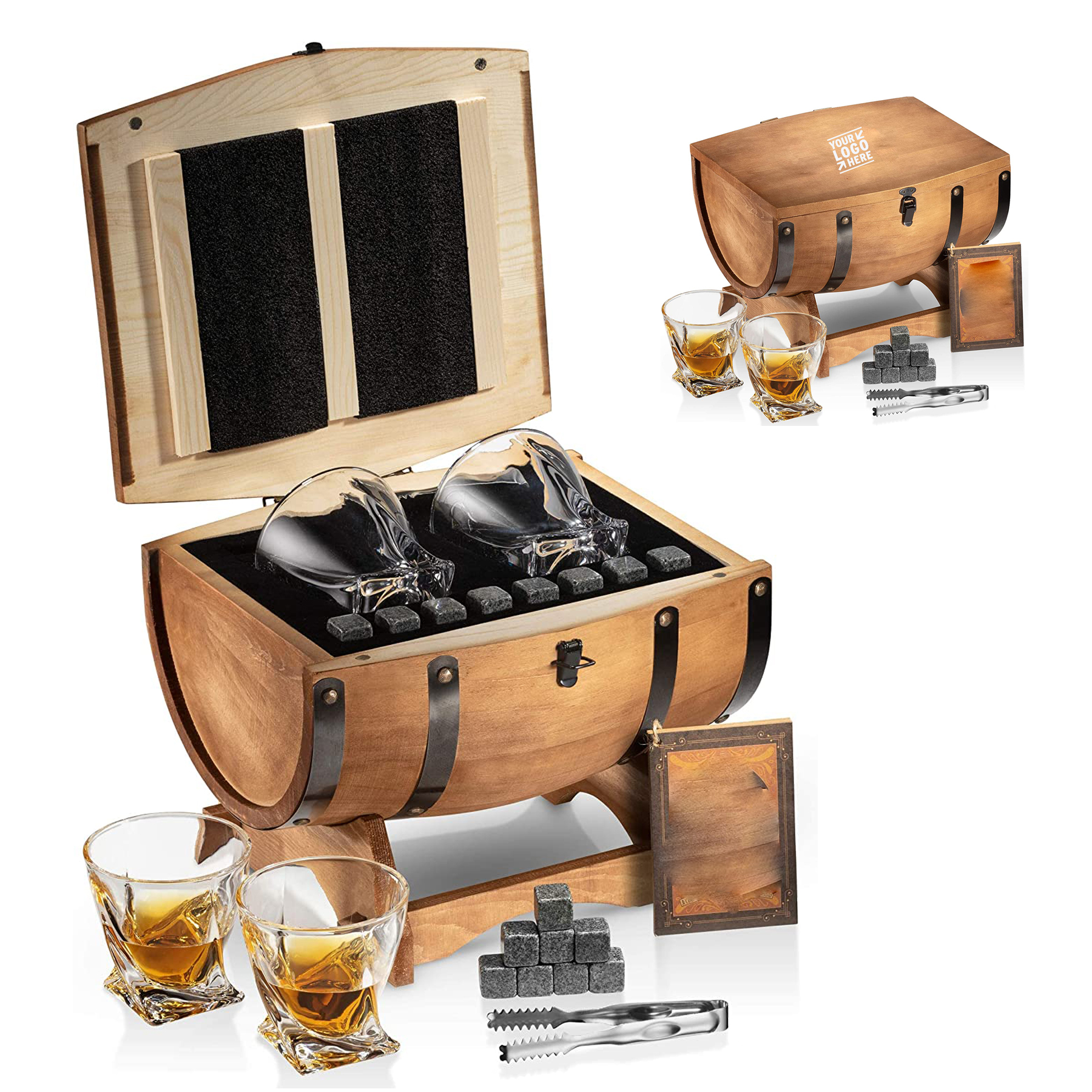 Whiskey Stones Gift Set for Men