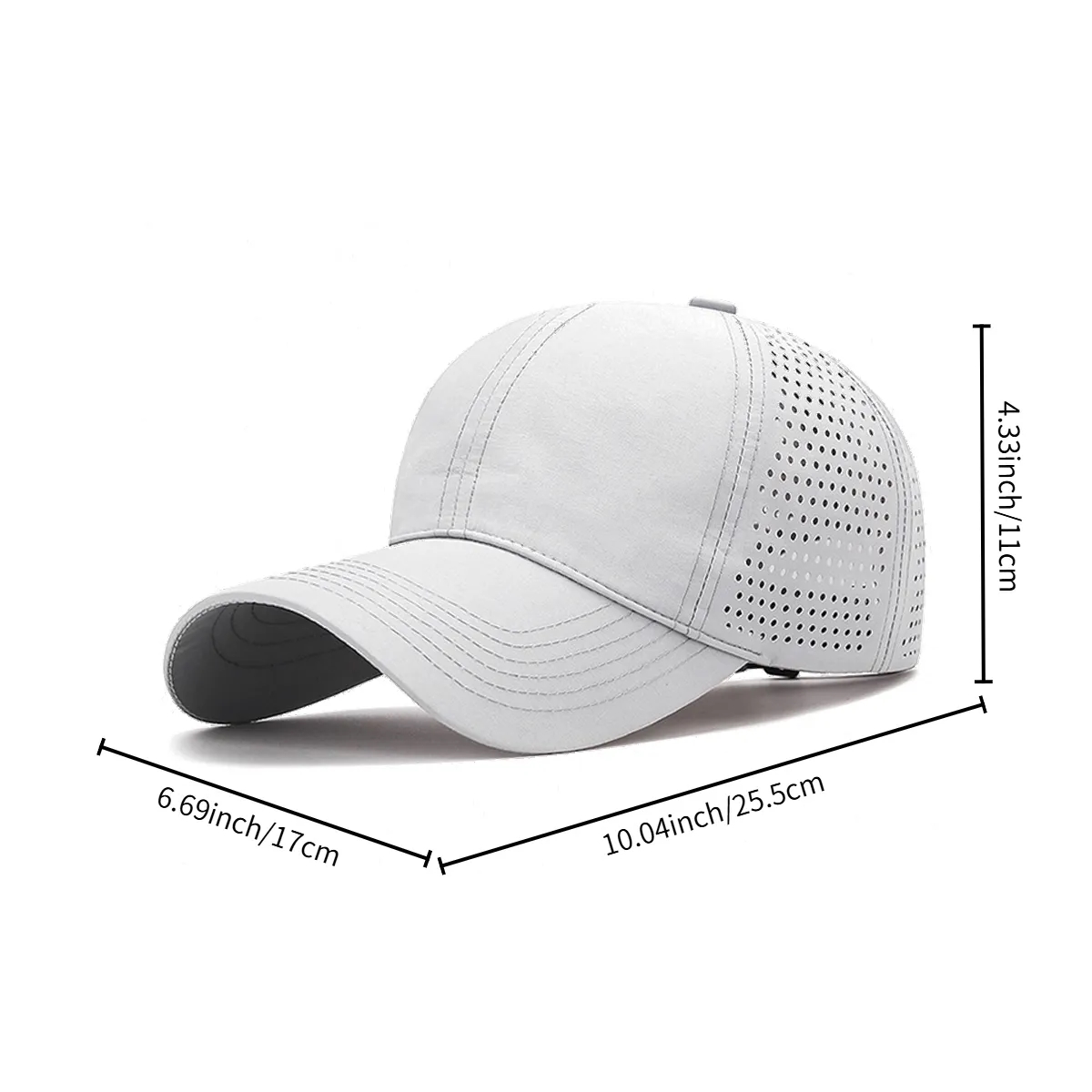 Quick-Dry Perforated Sports Baseball Cap 5