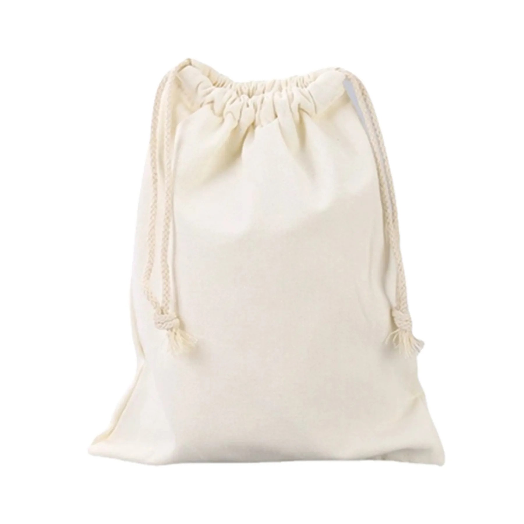 7.87 X 9.84 Inch Canvas Drawstring Storage Bag 2