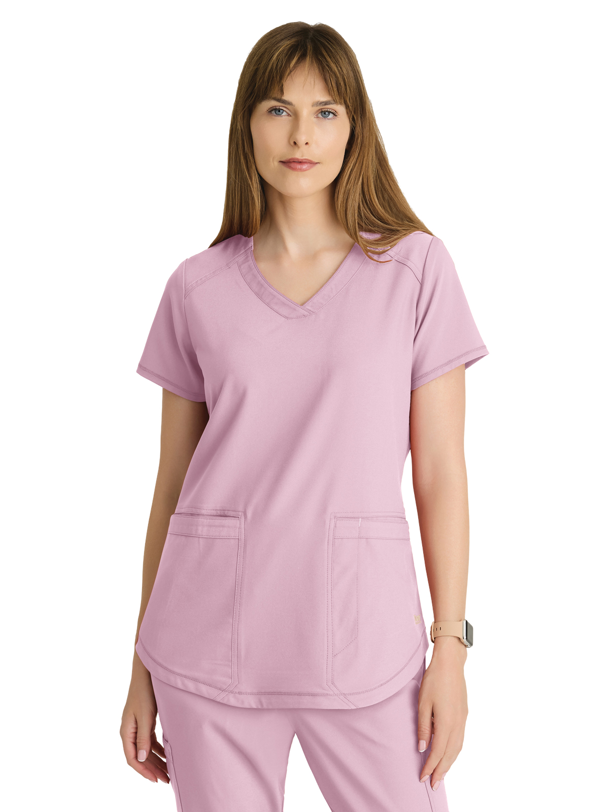 Grey's Anatomy Evolve Stretch - Women's Two-Pocket V-Neck Rhythm Scrub Top 53