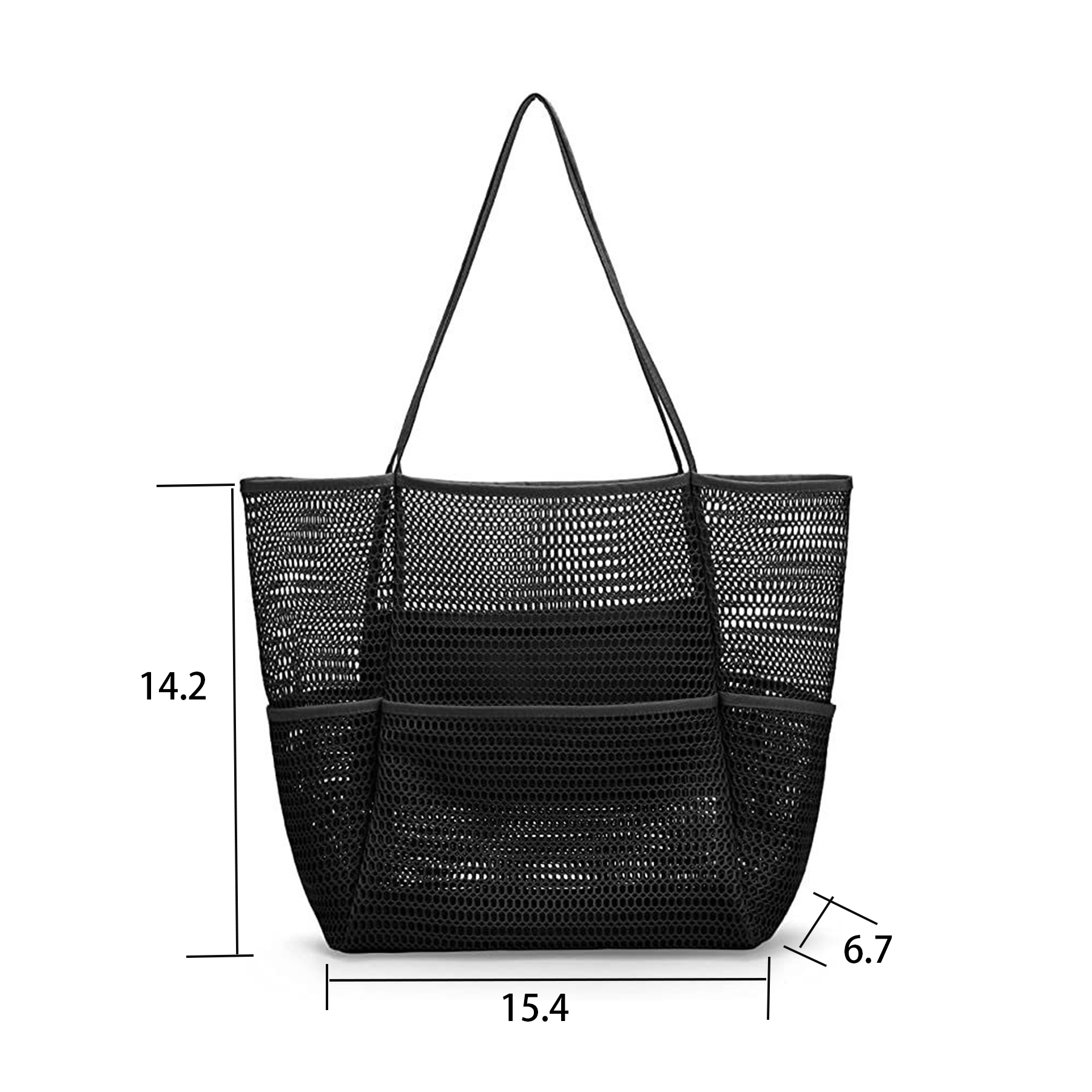 nylon Foldable Swim Large Beach Tote Bag 2