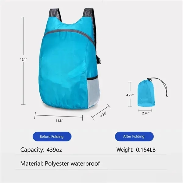 Foldable Ultralight Hiking Backpack 10
