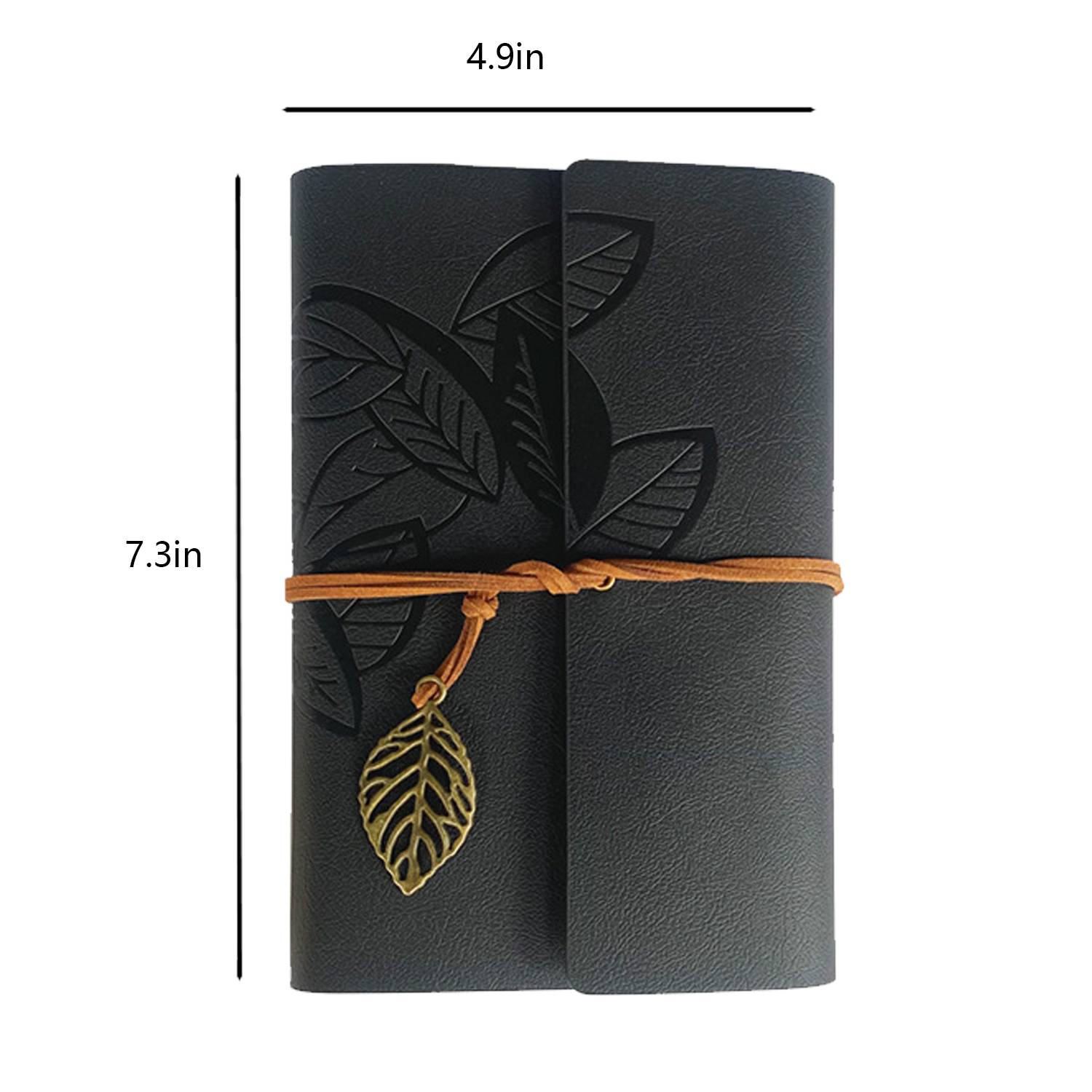 A6 Leather Creative Strap Loose Leaf Retro Notebook 6