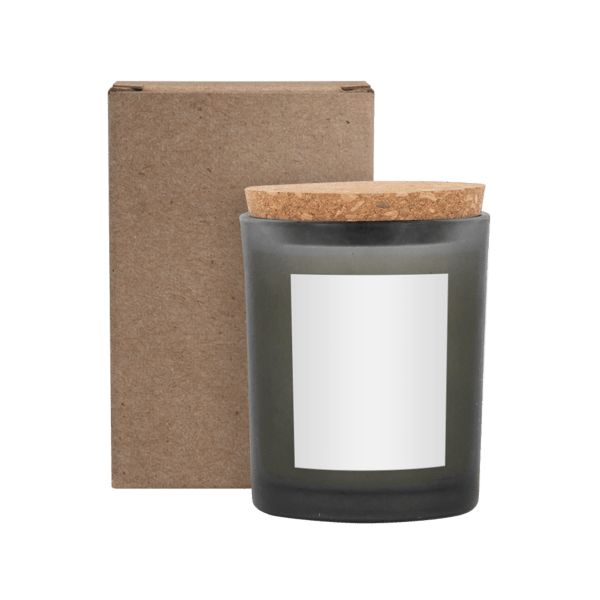 Niva Frosted 6oz Candle With Cork Lid 8