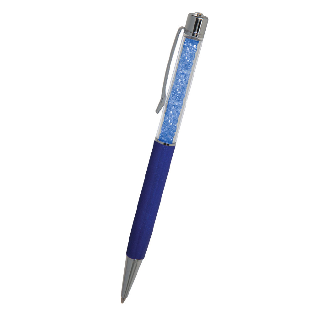 Cygnet Slender Crystal Brass Ballpoint Pen 9