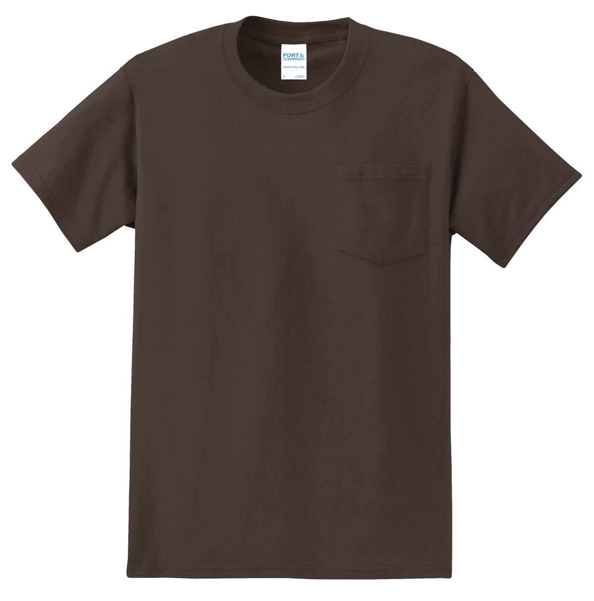 Port & Co Essential Pocket Tee. PC61P 130