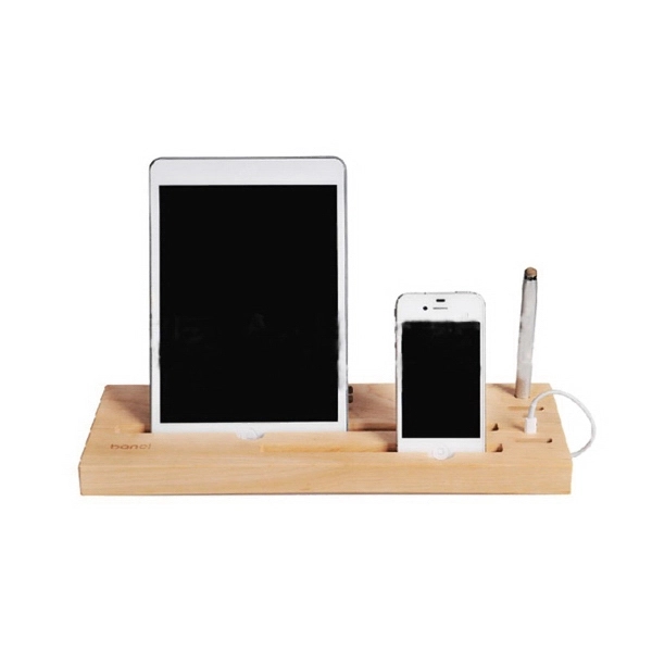 Wooden Multi-function Mobile Phone Base 2