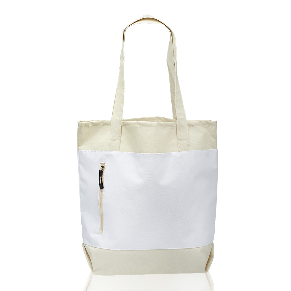 Tote Bag with Front Zipper, custom tote bag with logo imprint 4