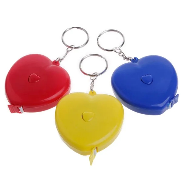 Heart Shape Tape Measure Keychain 4