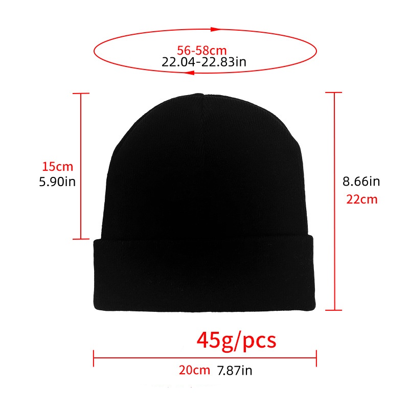 Customized versatile knitted hat 6