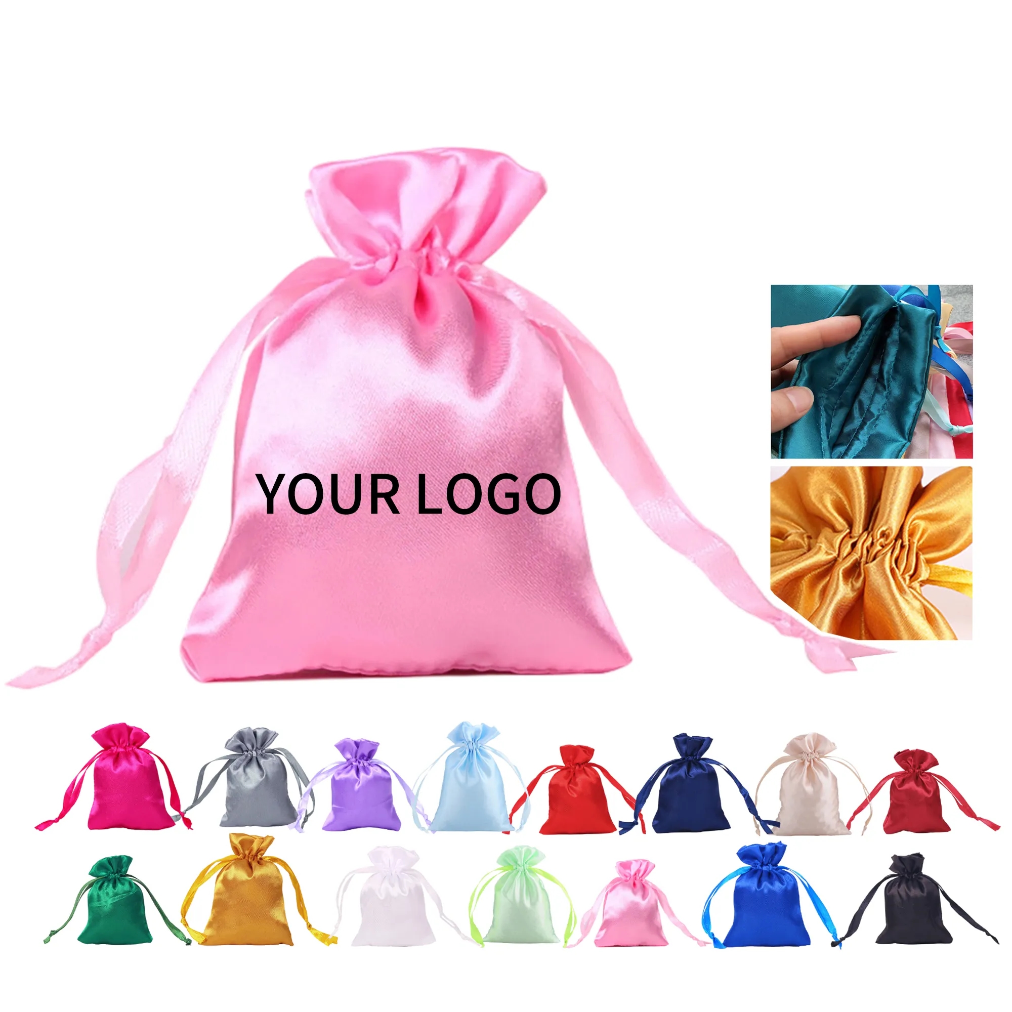 Reusable Satin Jewelry Storage Pouch 11
