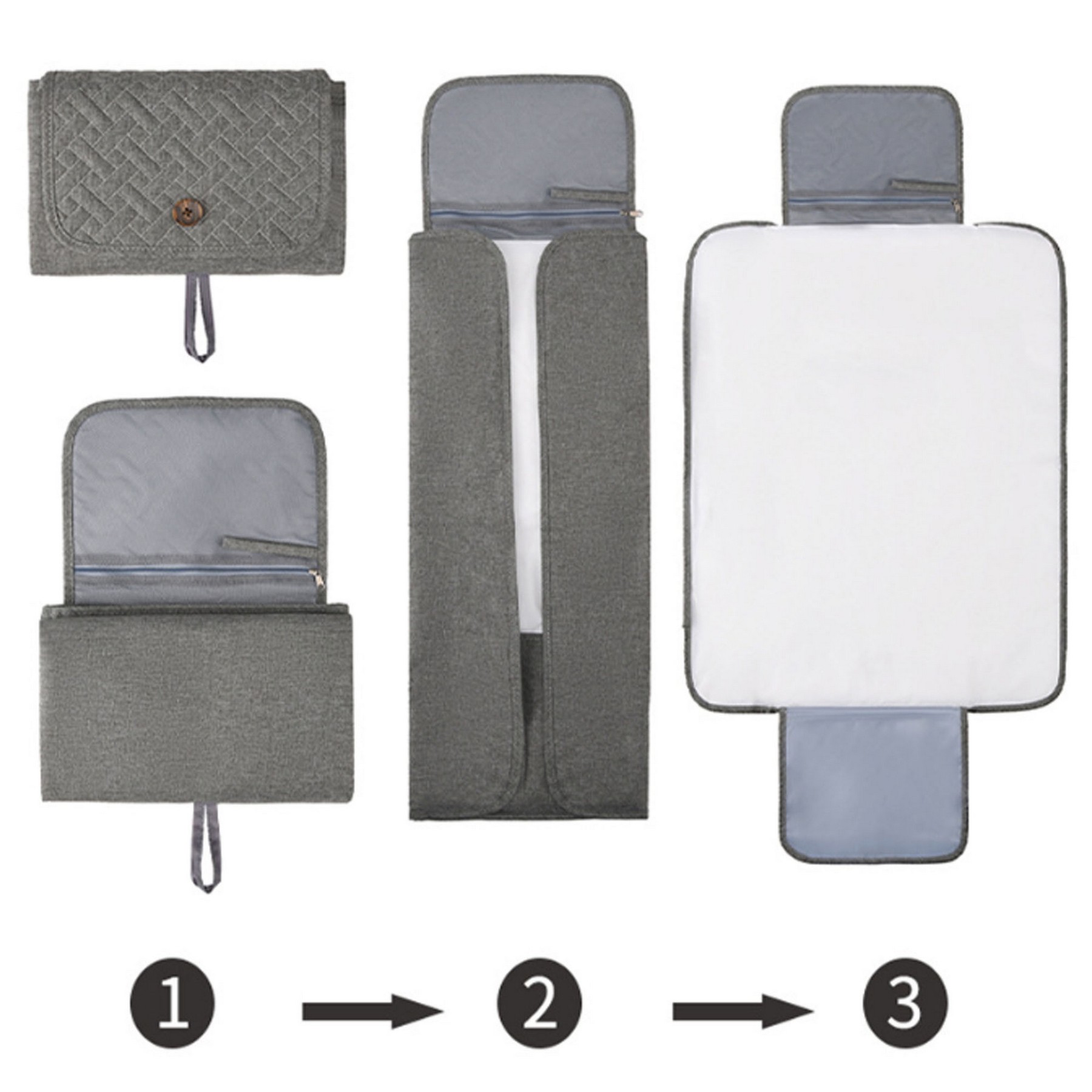 Waterproof Baby Portable Diaper Changing Mat 2