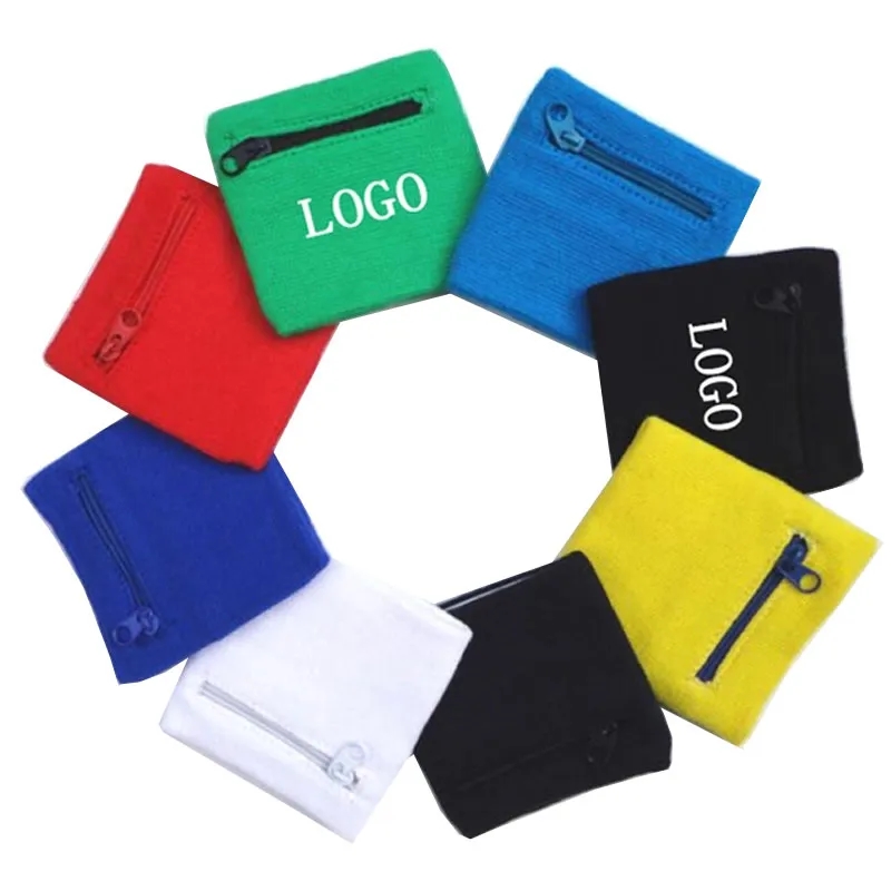 Sports Wristband with Zipper Pocket 3