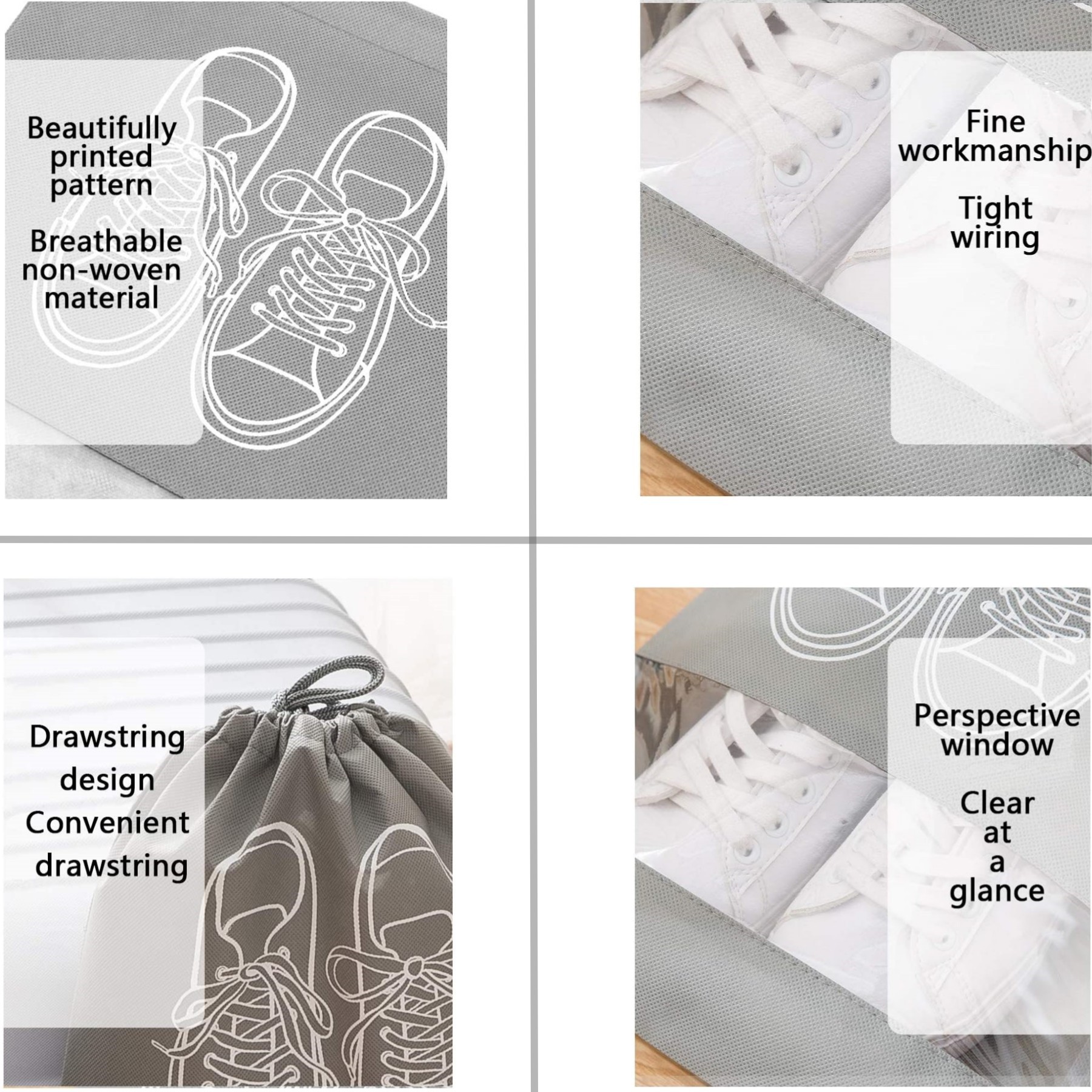 Travel Drawstring Shoe Bag 8