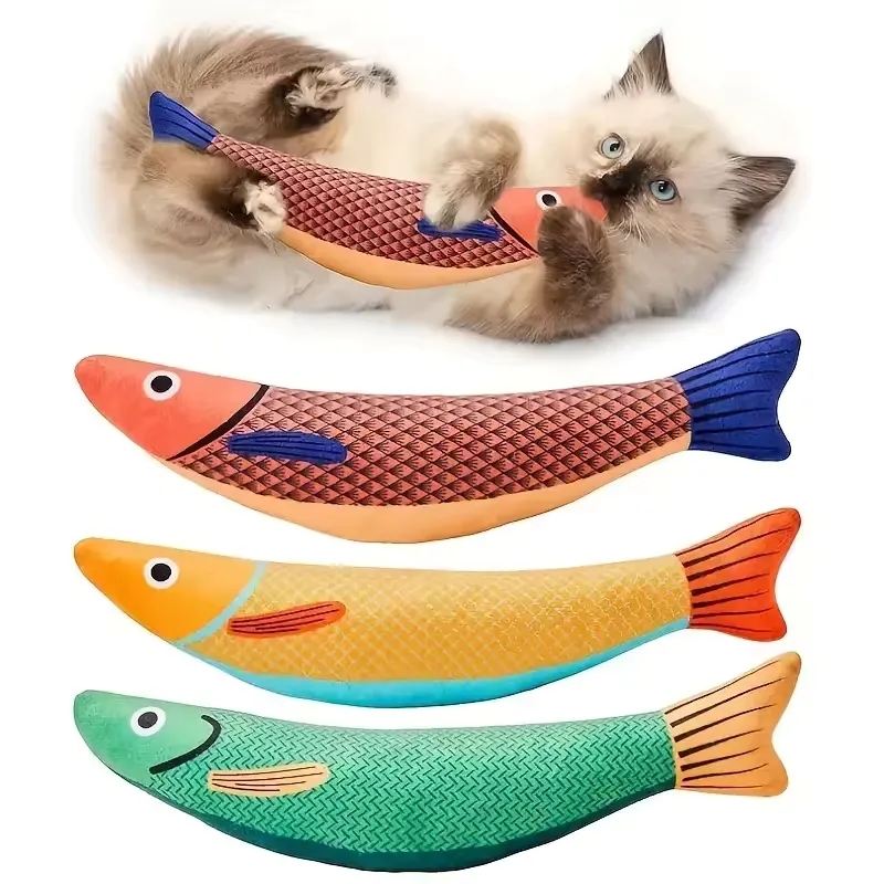 Fish Shaped Catnip Toys 7