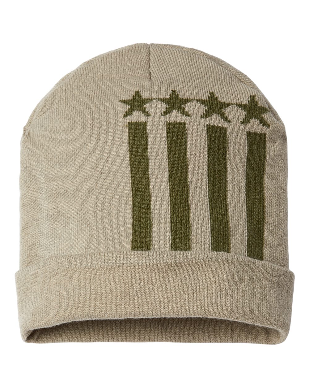 USA-Made Patriotic Cuffed Beanie - RK12 3