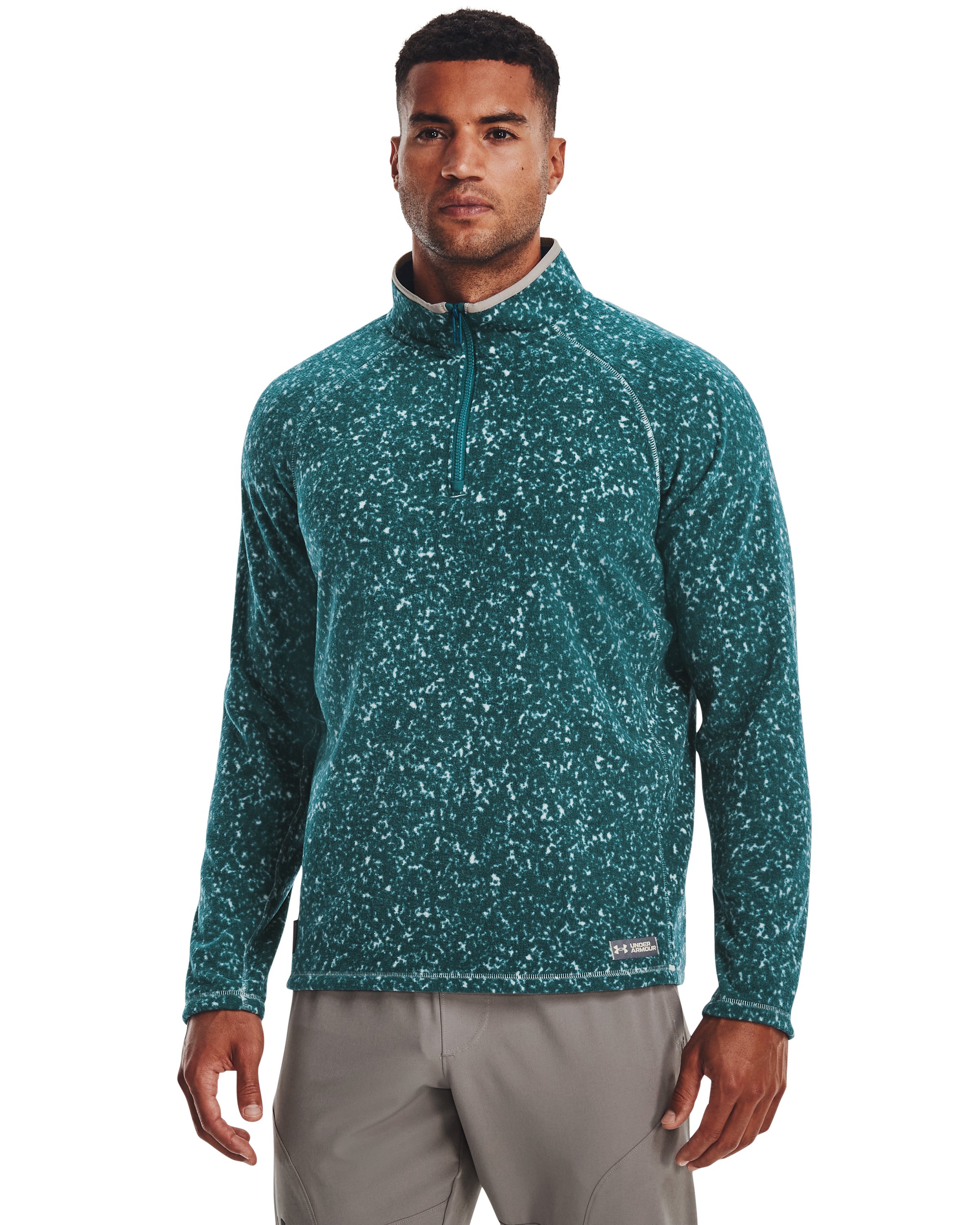 Men's UA Turbofleece Printed Zip 2
