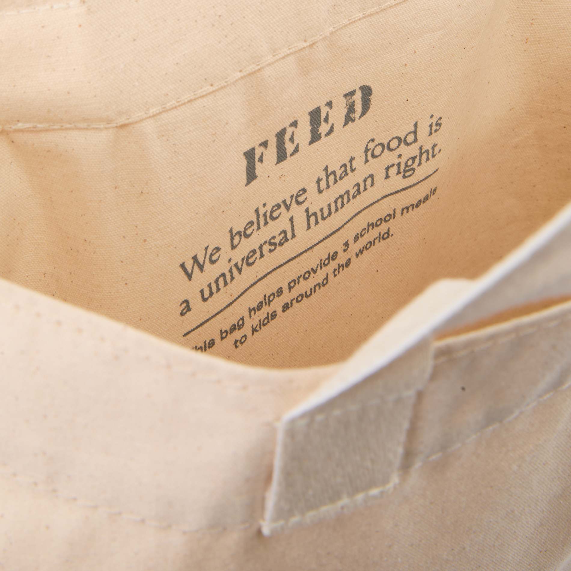 FEED Organic Cotton Convention Tote, custom tote bag with logo imprint 60