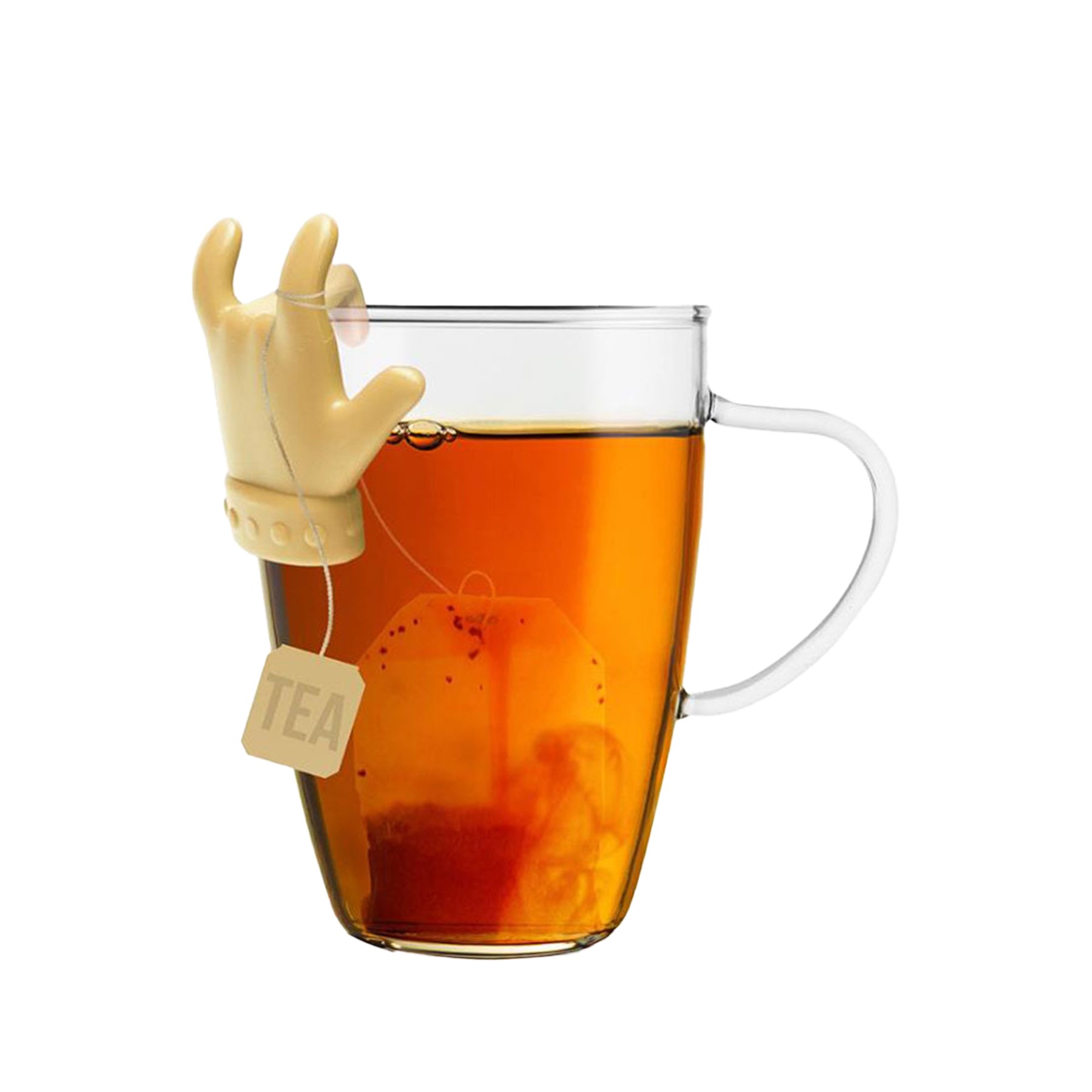Little Finger Shape Teaspoon Stand Tea Bag Holder 2