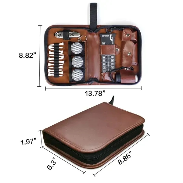 Black Golf Utility Pouch - Premium Organizer Bag 7