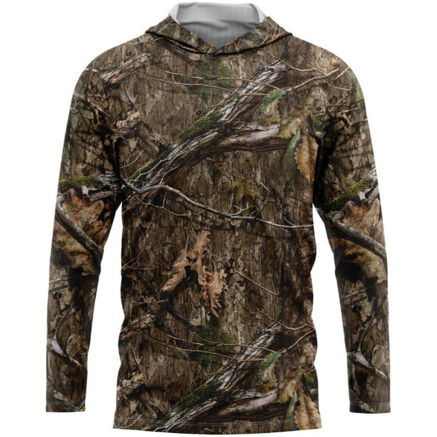 Mossy Oak® Men's 4.4 oz. Polyester Interlock Hooded T-Shirt 3