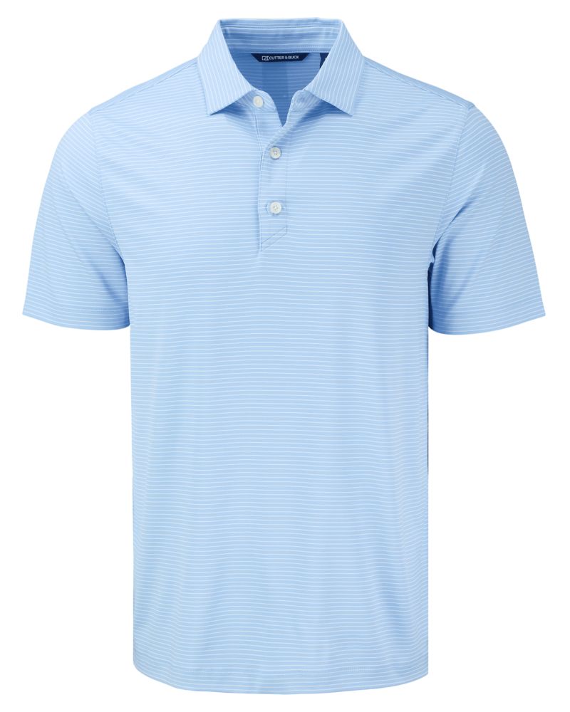 Cutter & Buck Forge Recycled Fine Line Stripe Four-Way Stretch Mens Polo 8