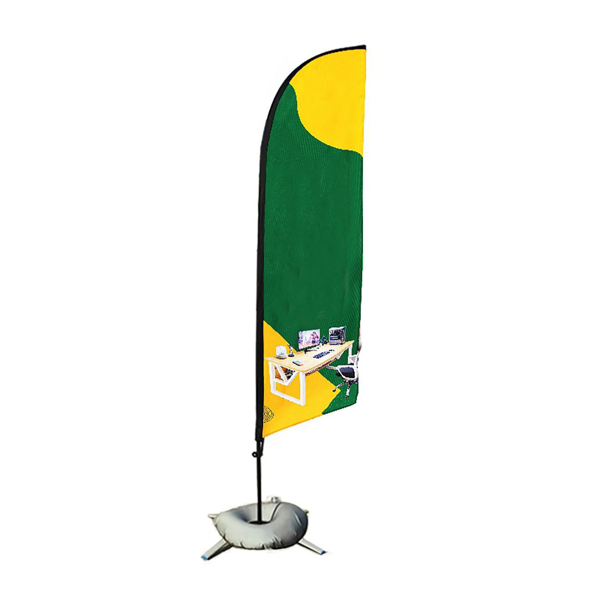 Warp Knitted Knife Flag 79 Inch for Display and Shows 2