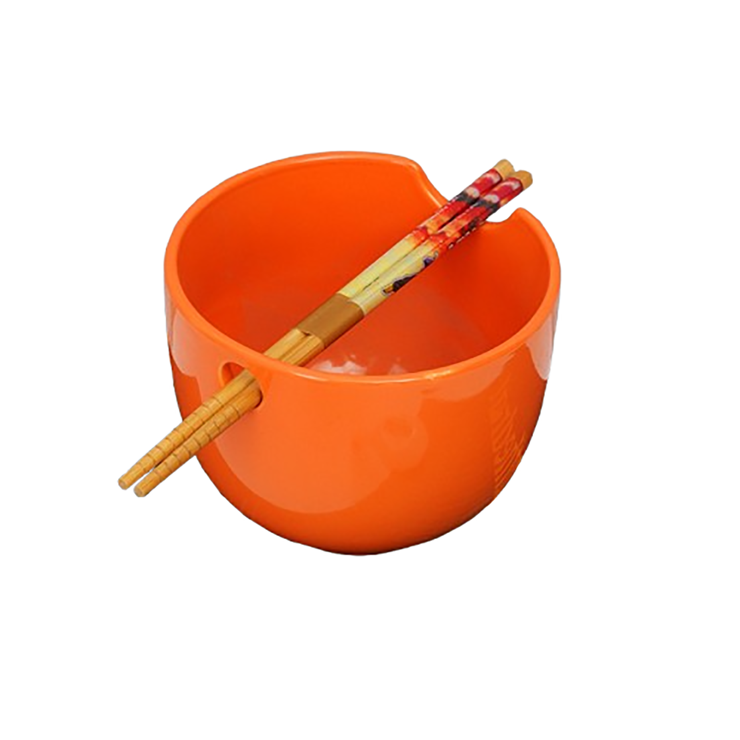 22oz Ceramic Bowl w/ Chopstick Holder Hole 3