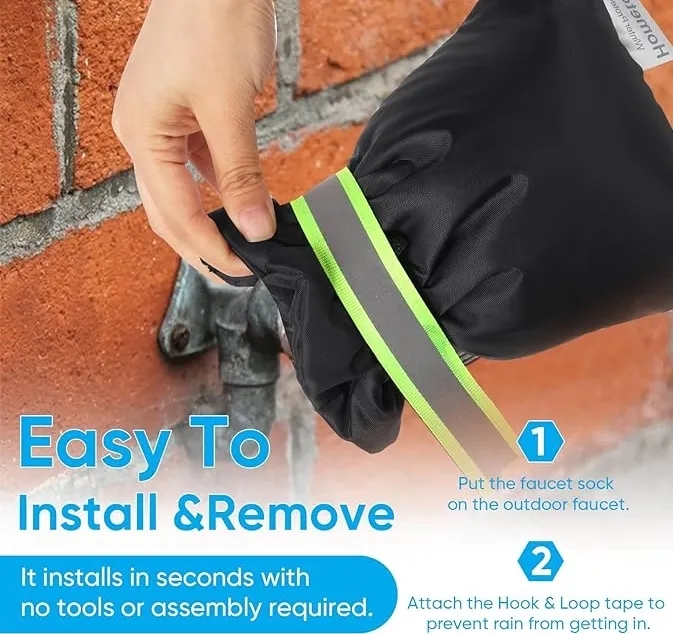 Bulk Insulated Outdoor Faucet Covers for Winter Freeze Protection - Wholesale Discount 3