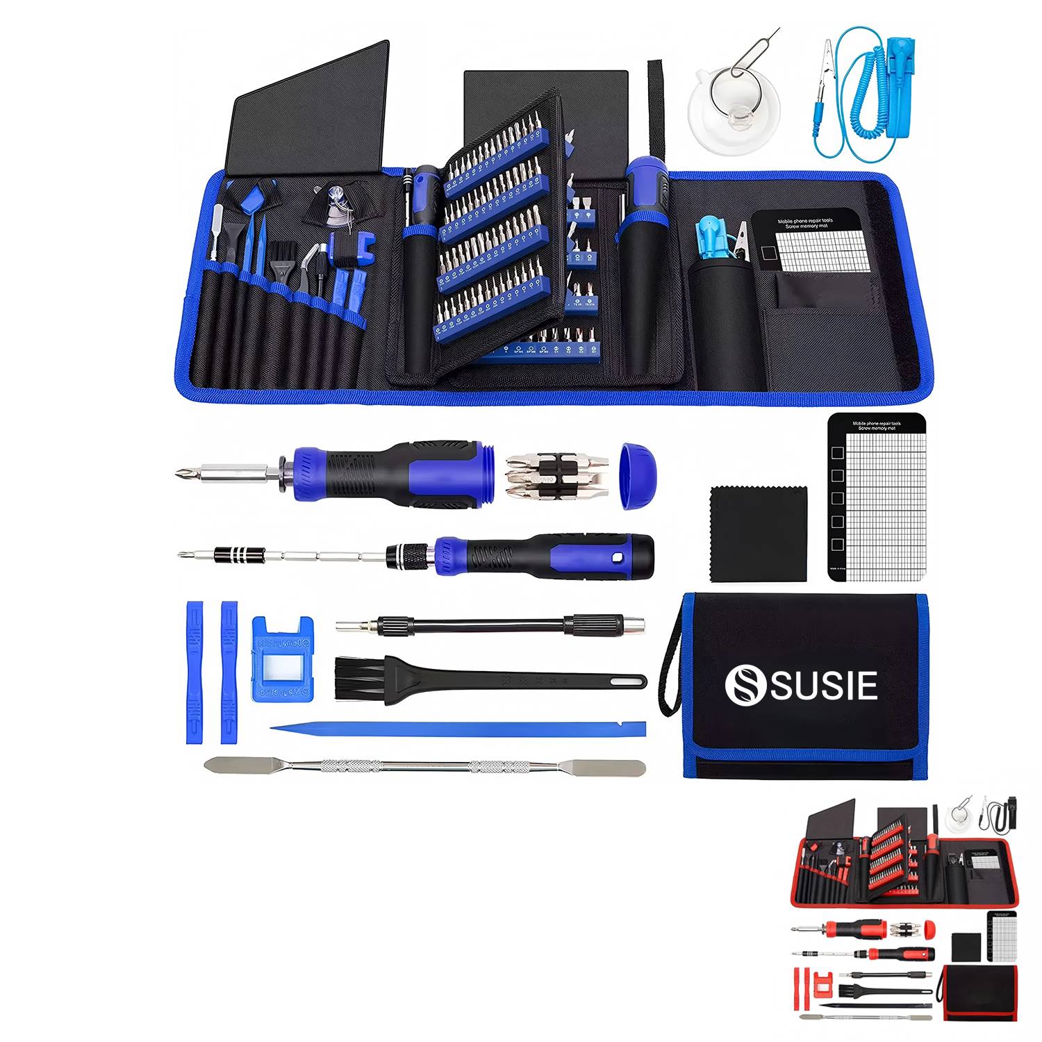 Precision Screwdriver Kit with Multiple Bits for Repair 2