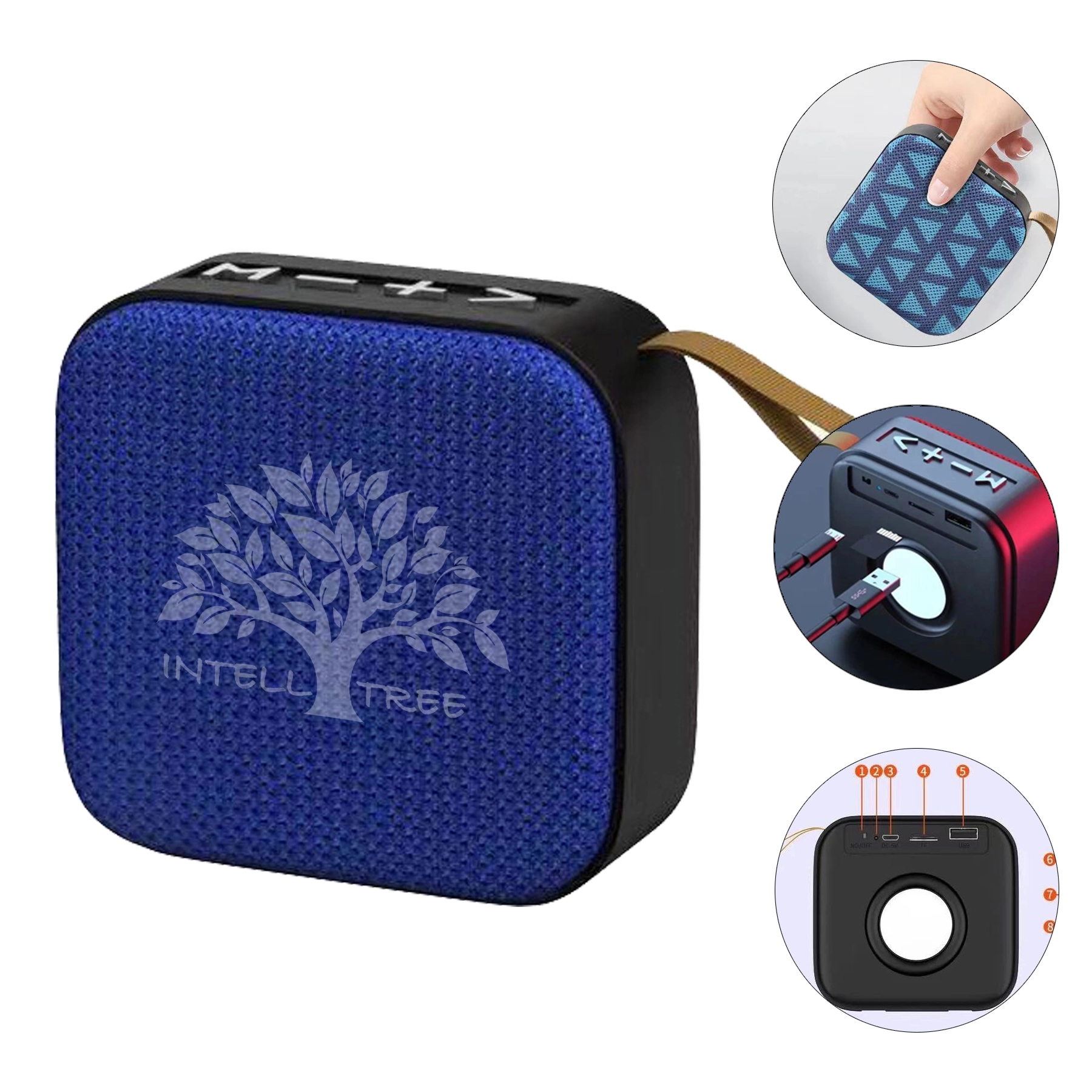 Outdoor Wireless Speaker With Stereo Sound Support Fm Radio 2