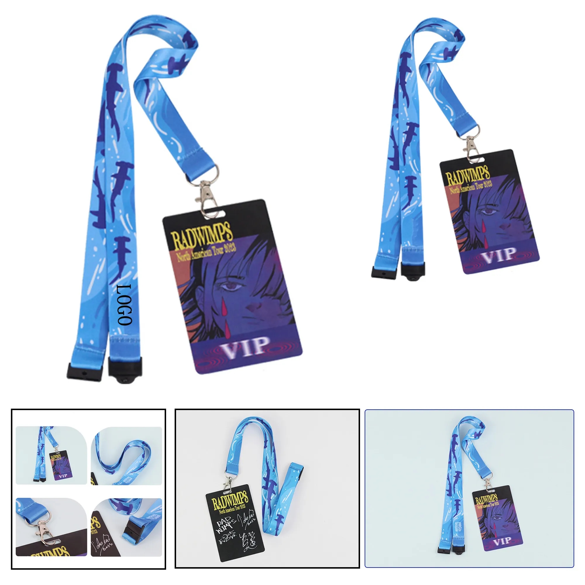 Polyester Work Permit Lanyard 1