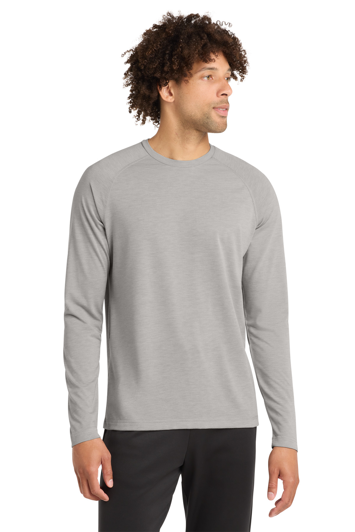 Sport-Tek PosiCharge Long Sleeve Tri-Blend Wicking Raglan Tee ST400LS 58