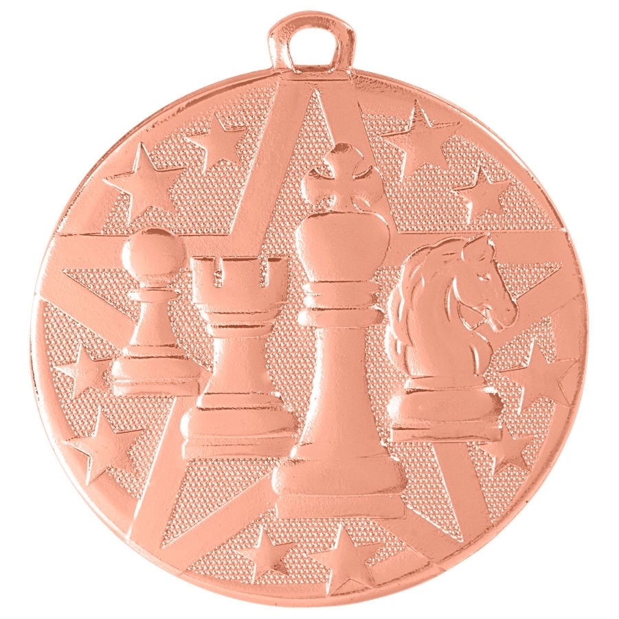2" Bronze Superstar Chess Medal 2